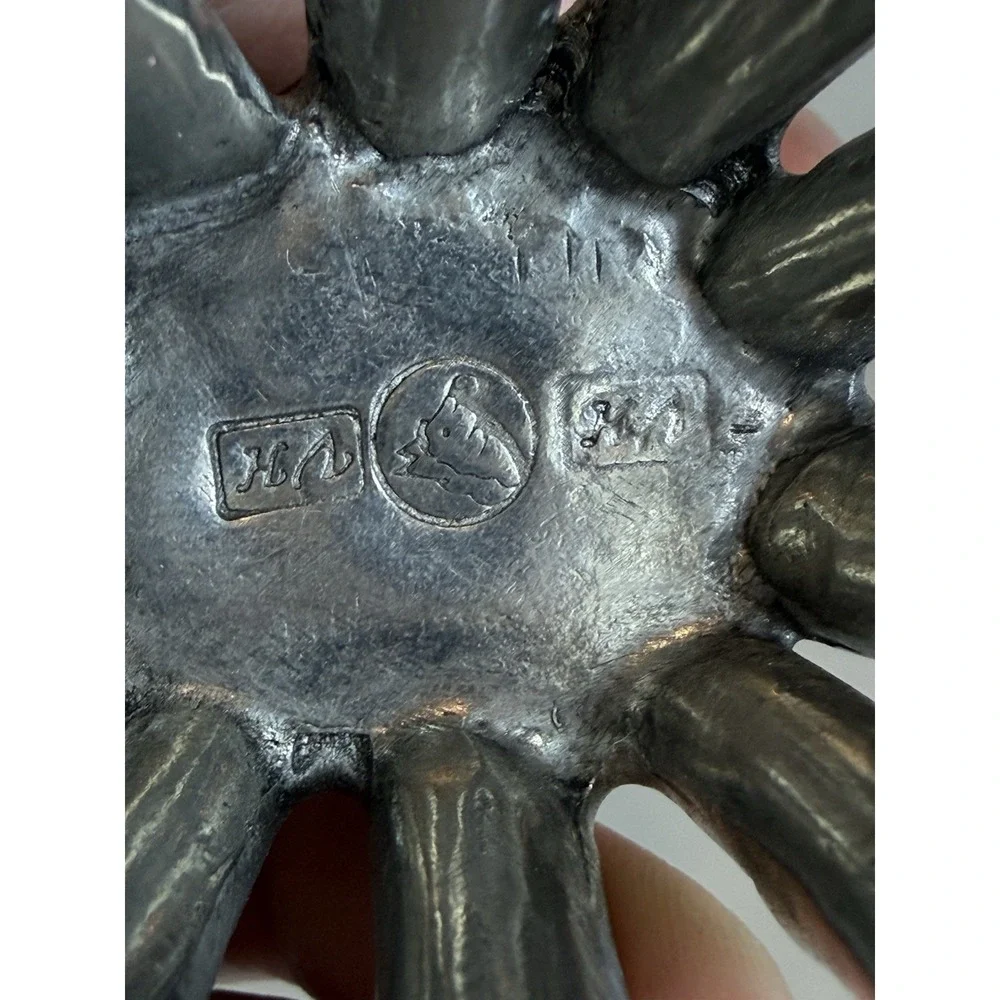 Vagabond‎ House Pewter Asparagus Candlesticks Farmers Market Candle Holder Pair